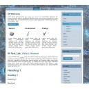 Blue Glass Theme HTML