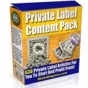"Private Label Content Pack"