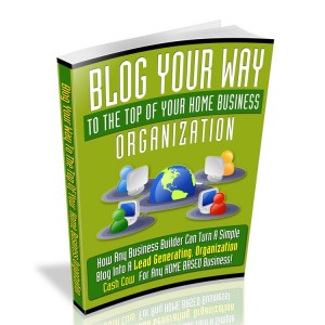 Blog Your Way To The Top - Home Business Organization