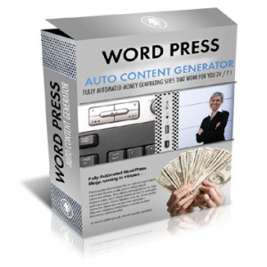 Word Press Auto Content Generator - (MRR)