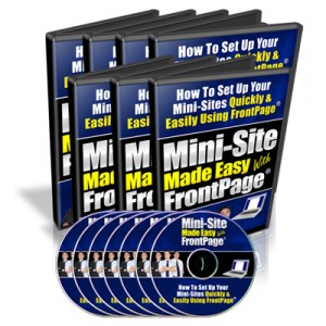 Mini-Site Made Easy With FrontPage - (MRR)