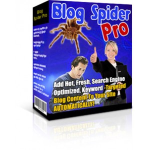 Blog Spider Pro! Your Auto-Website Builder