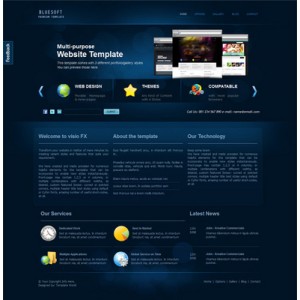 TemplateWorld blueSoft