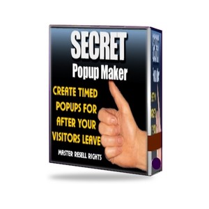 Secret Pop Up Maker