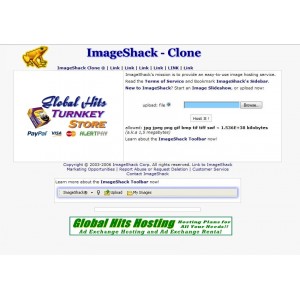 Imageshack.us Clone PHP Script