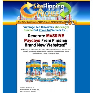 Site Flipping Riches - Flipping Brand New Websites